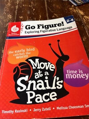 Go Figure! Move at a Snail's Pace - Red Figurative Language Workbook by